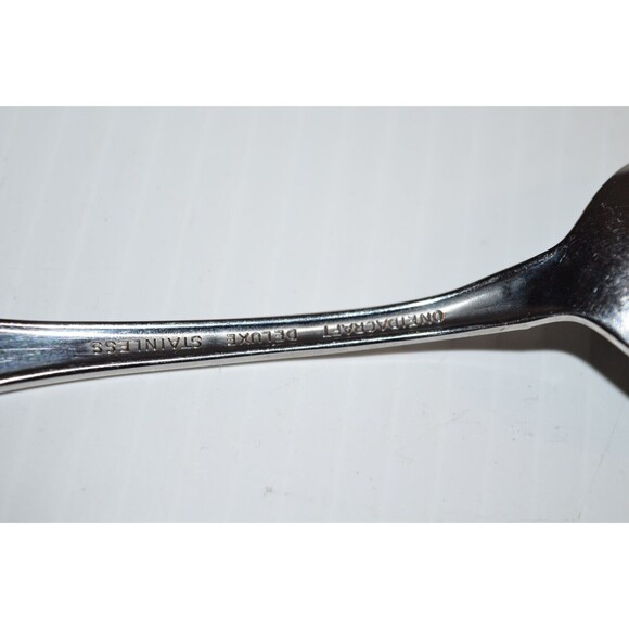 Oneida Deluxe Chateau 2 pc Soup Spoons 6 7/8" replacements - Picture 8 of 8